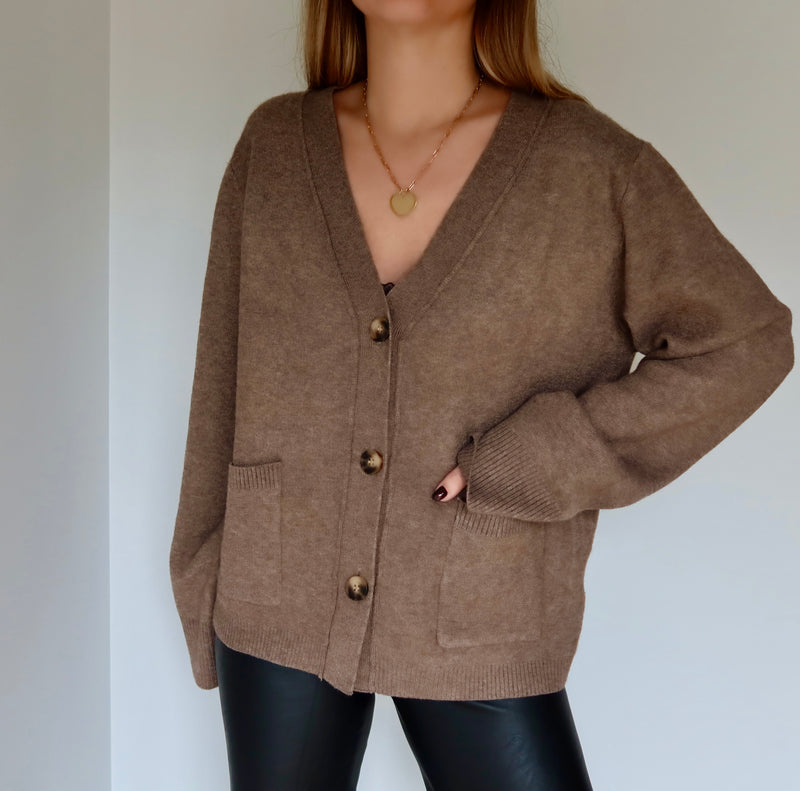 GILET JANE TAUPE