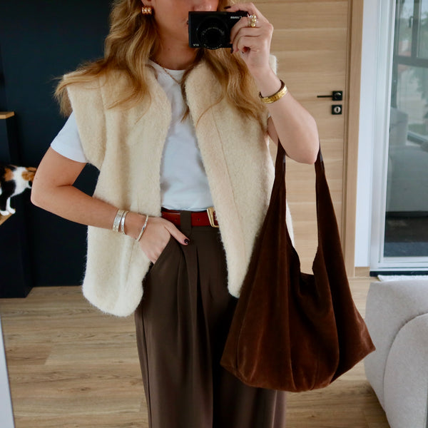 GILET JESSY BEIGE