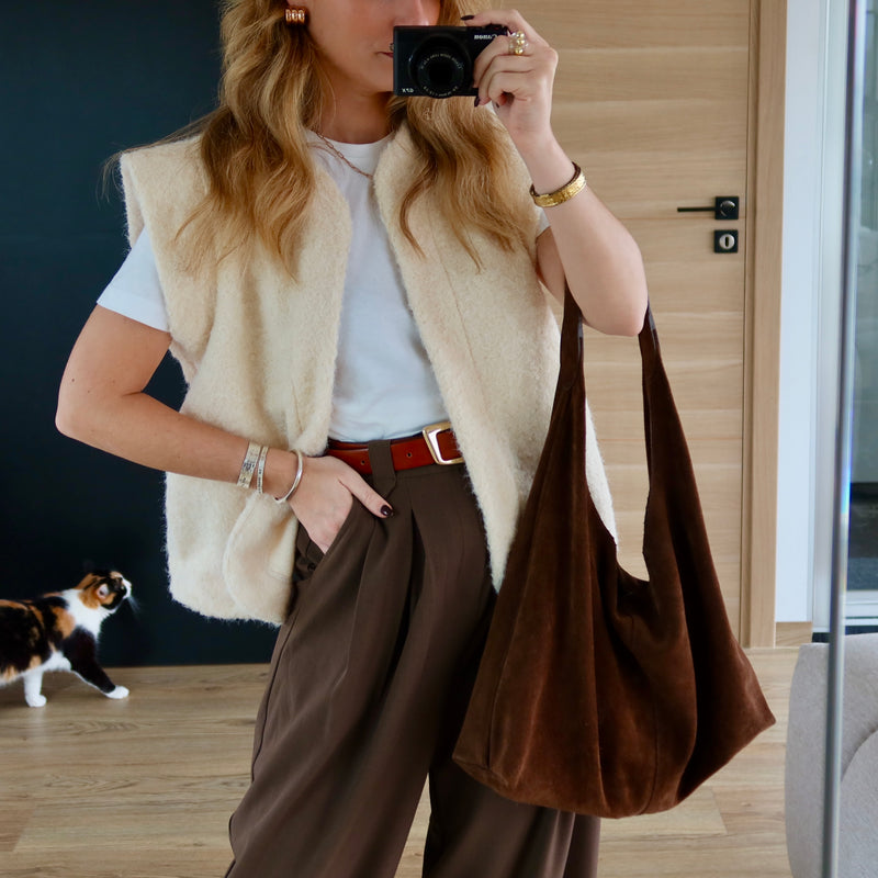 GILET JESSY BEIGE