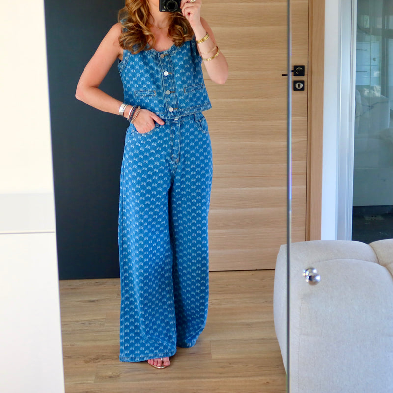 ENSEMBLE EN JEAN LANA