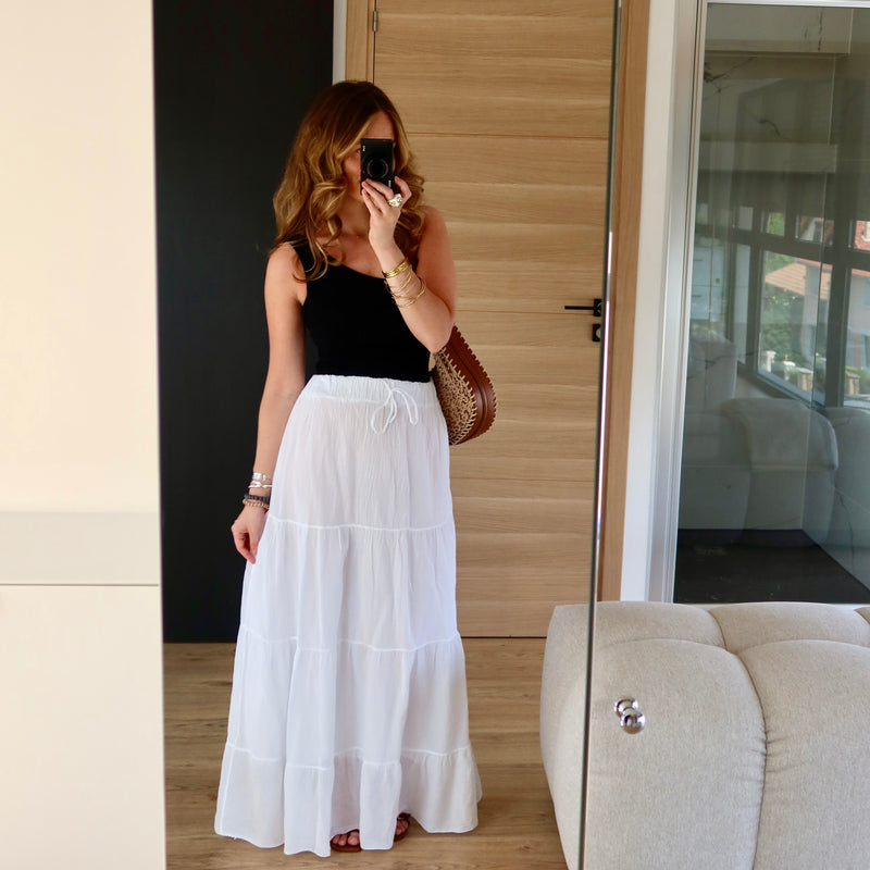JUPE AVA BLANCHE