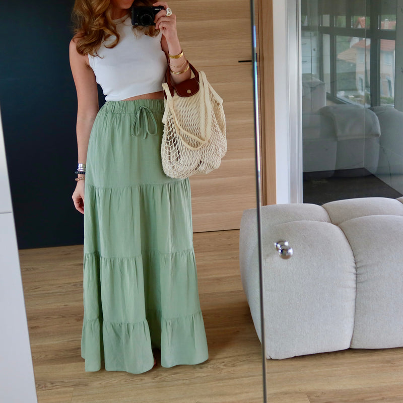 JUPE AVA KAKI