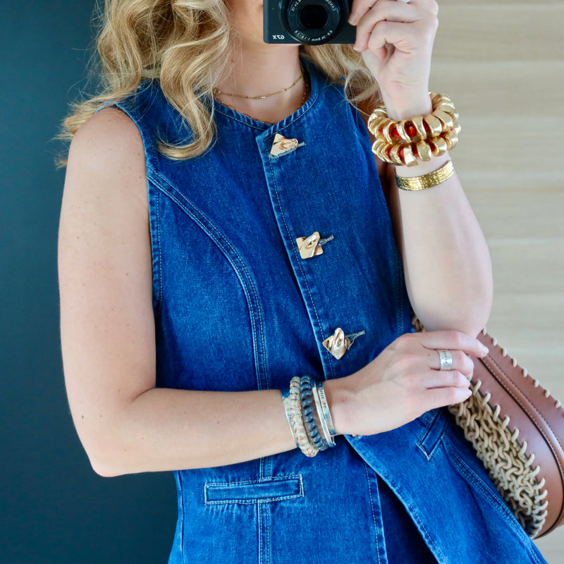 GILET BONNIE EN JEAN