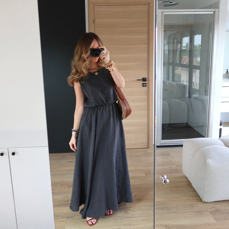 ENSEMBLE EN LIN MAUD GRIS