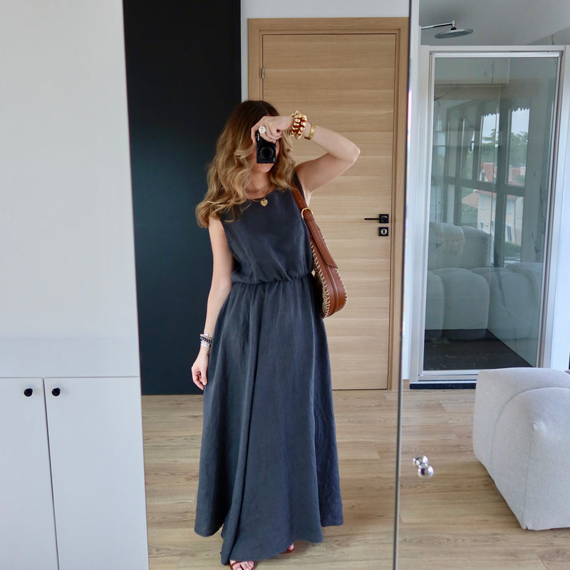 ENSEMBLE EN LIN MAUD GRIS