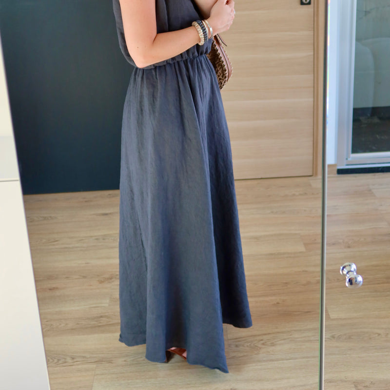 ENSEMBLE EN LIN MAUD GRIS