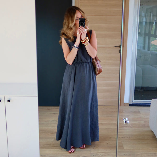 ENSEMBLE EN LIN MAUD GRIS