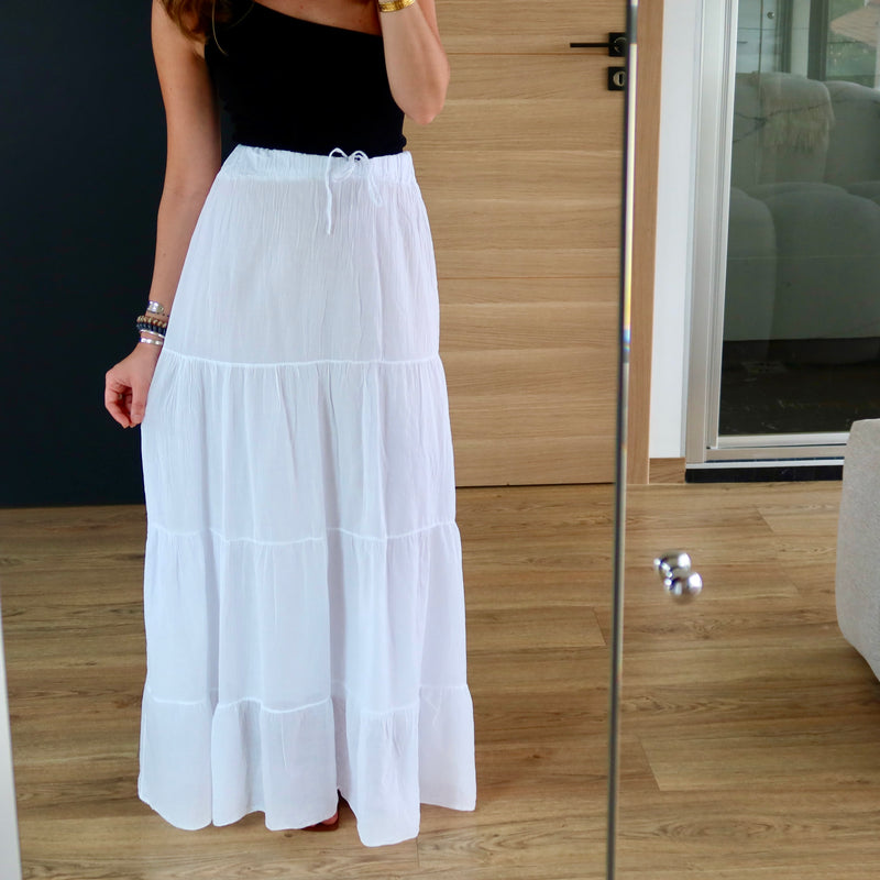 JUPE AVA BLANCHE