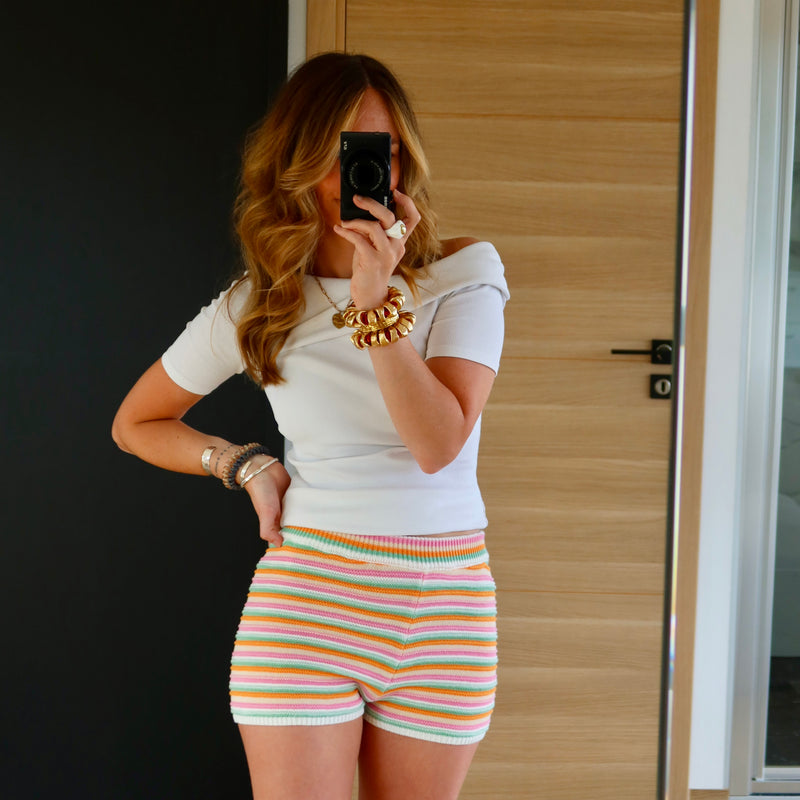 SHORT EN MAILLE THEA ROSE