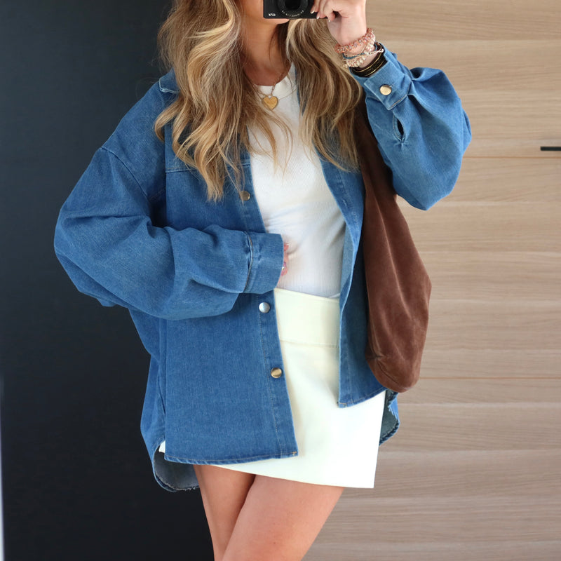 VESTE CLEMENTINE BLEU