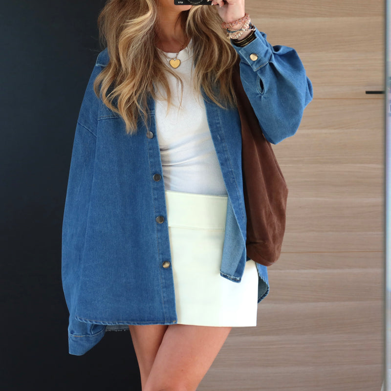 VESTE CLEMENTINE BLEU