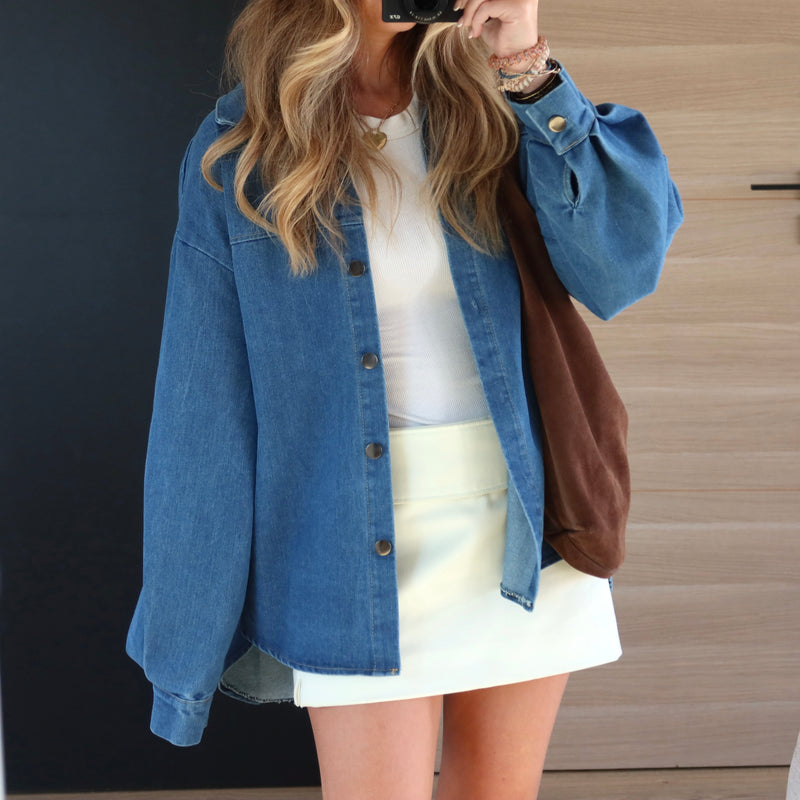 VESTE CLEMENTINE BLEU