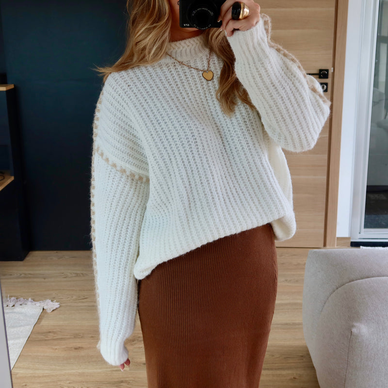 PULL CHLOÉ ÉCRU