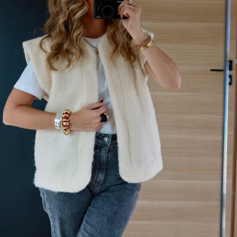 GILET JESSY BEIGE