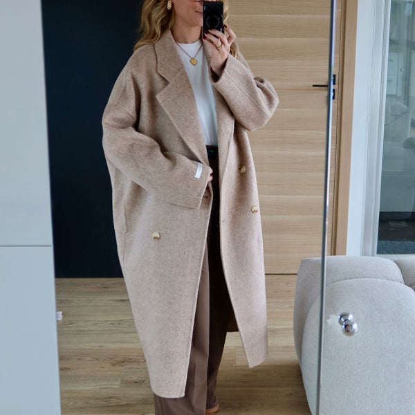 PREMIUM QUALITÉ - MANTEAU KATE CAMEL