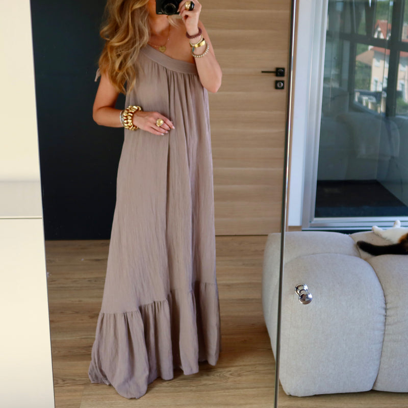 ROBE BAIJA TAUPE