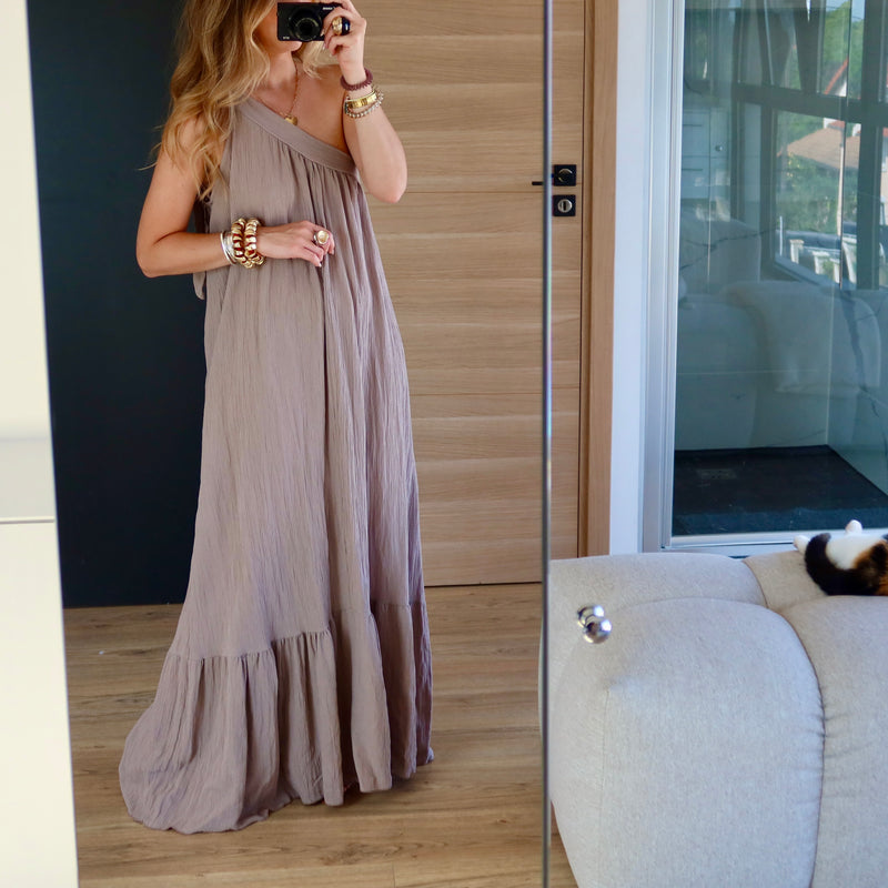 ROBE BAIJA TAUPE