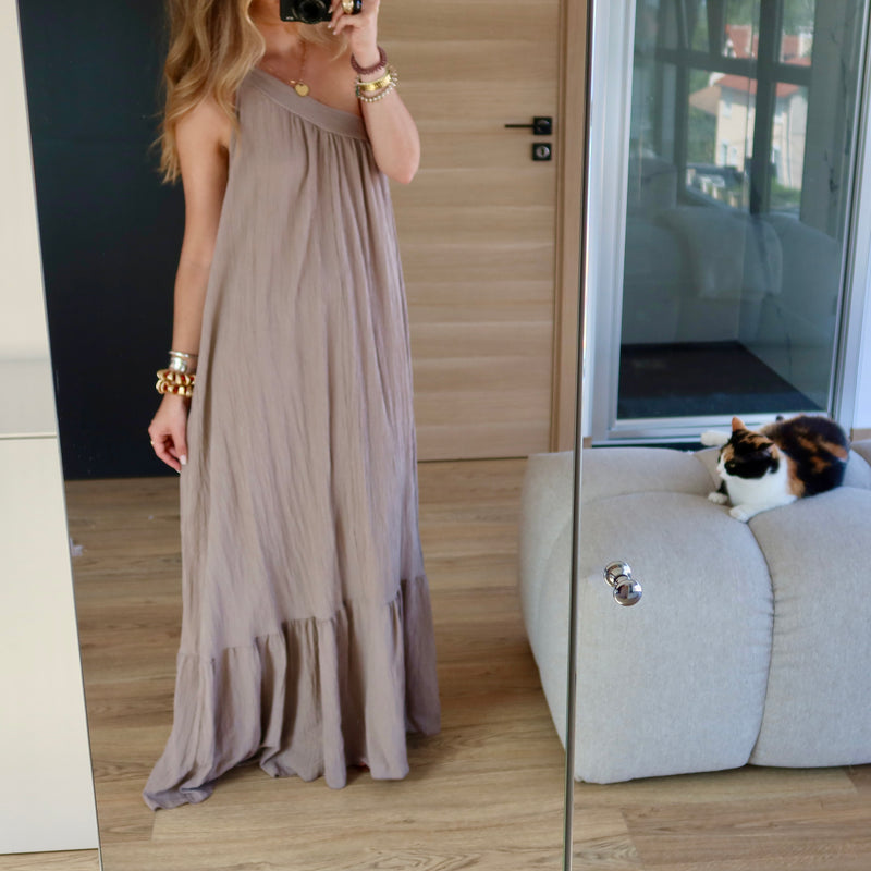 ROBE BAIJA TAUPE