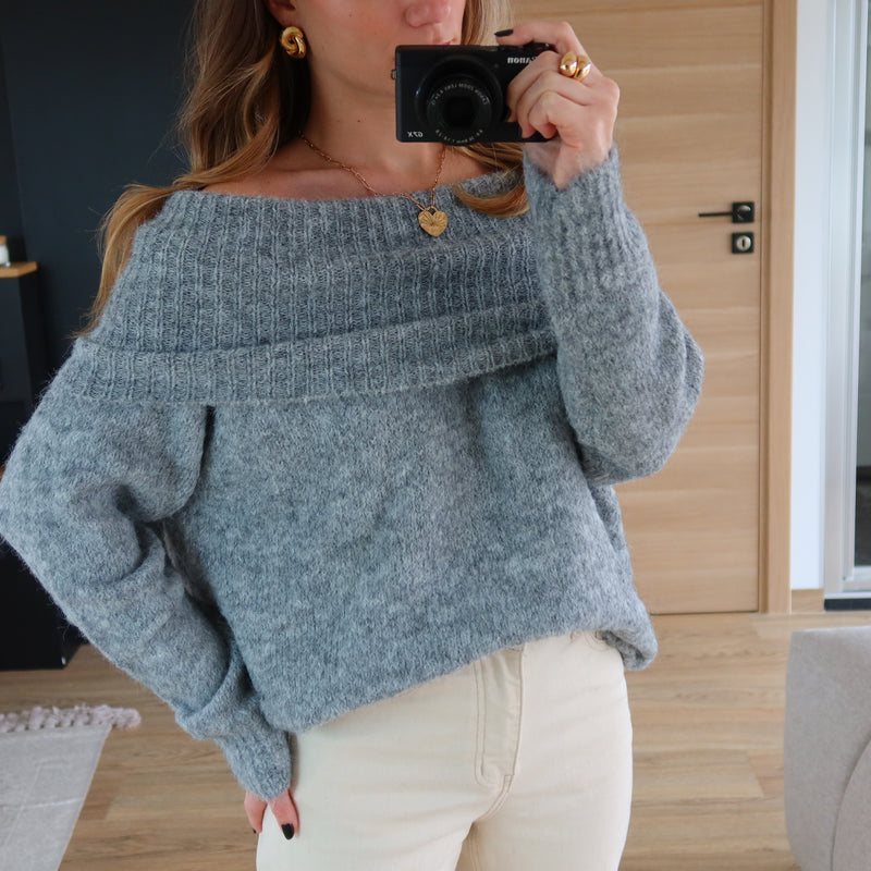 PULL LILO GRIS CLAIR