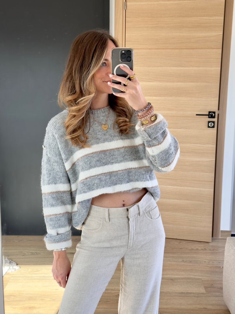 PULL MOUSS GRIS