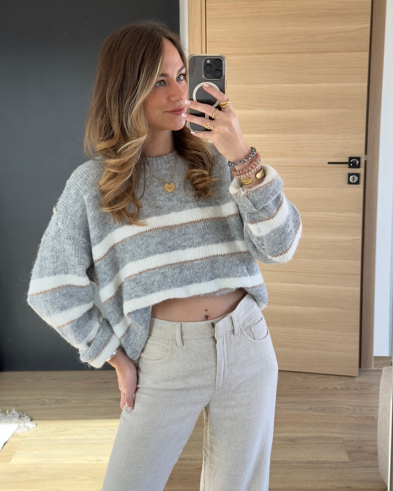 PULL MOUSS GRIS