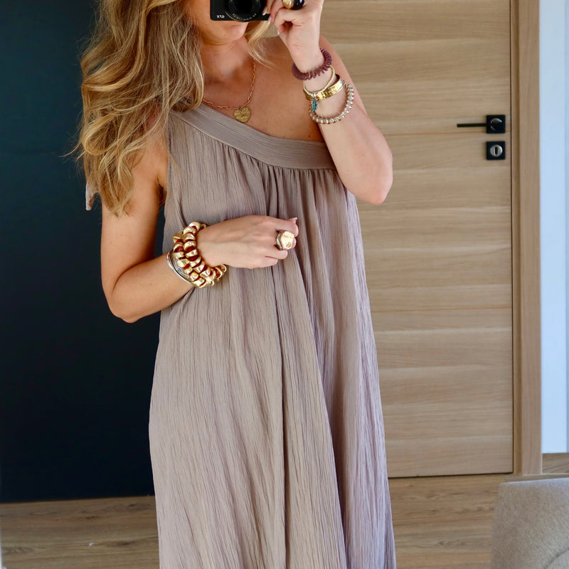 ROBE BAIJA TAUPE