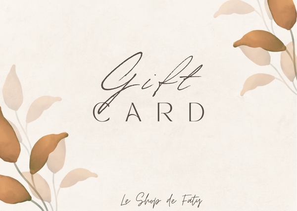 Carte cadeau