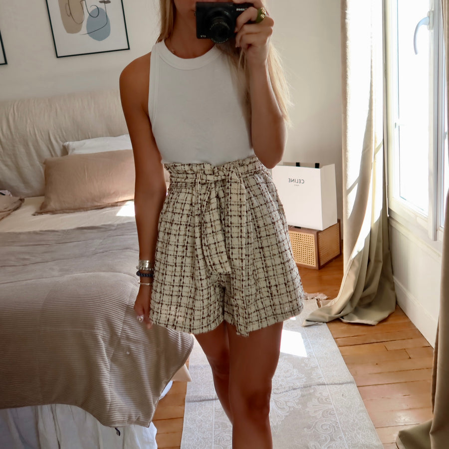 SHORT EN TWEED AUGUSTIN