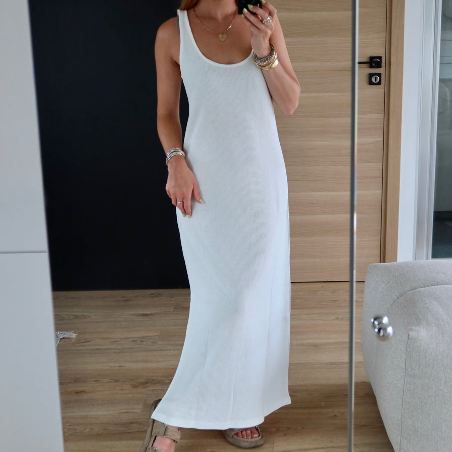 ROBE BLANCHE HAWAN