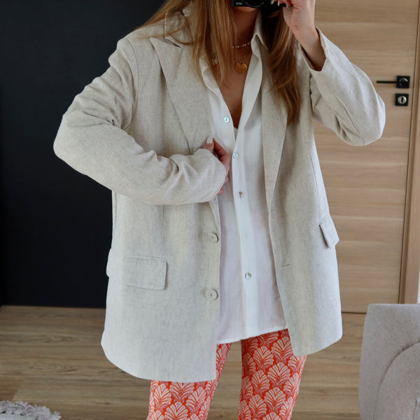 BLAZER BEIGE BERRY