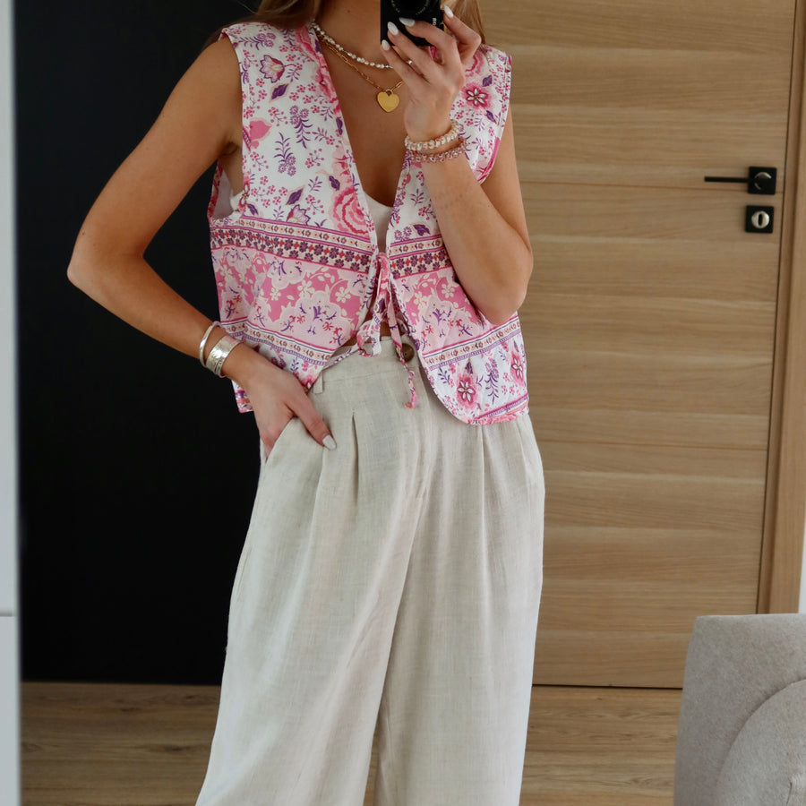 VESTE MISAO ROSE & VIOLETTE