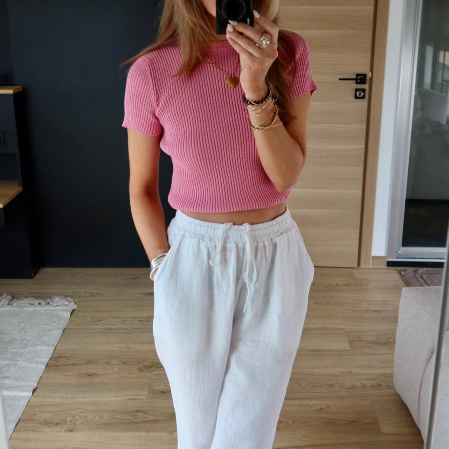 T-SHIRT LUREX SANNA ROSE