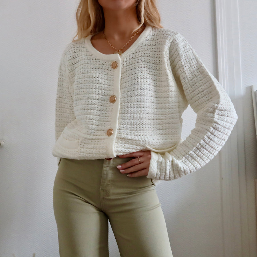 GILET BLANC BRETT