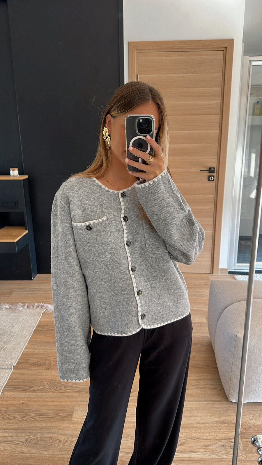 GILET LOAN GRIS