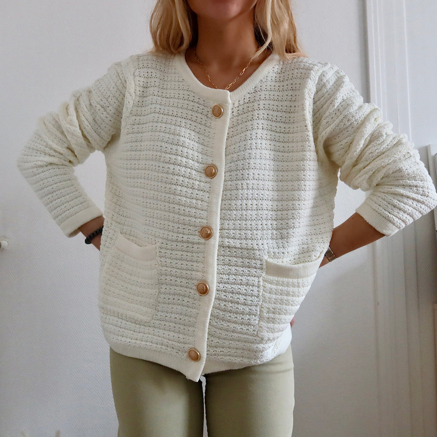GILET BLANC BRETT